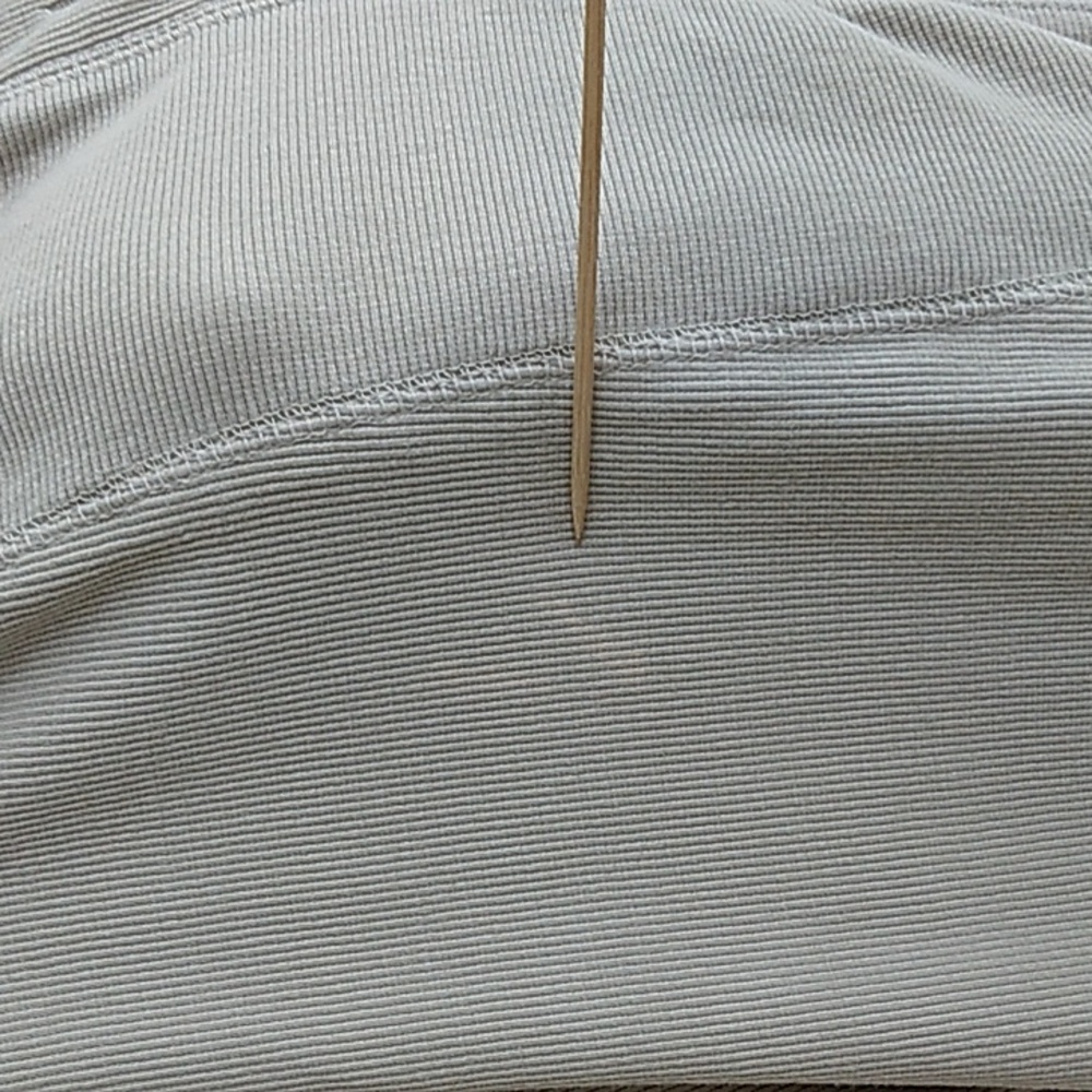 Free People Ribbed Henley Top Long Sleeve Oversized Layer Medium - Picture 8 of 8